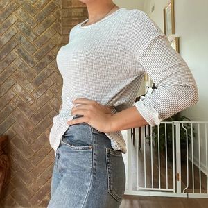 Dex Navy & White Sweater